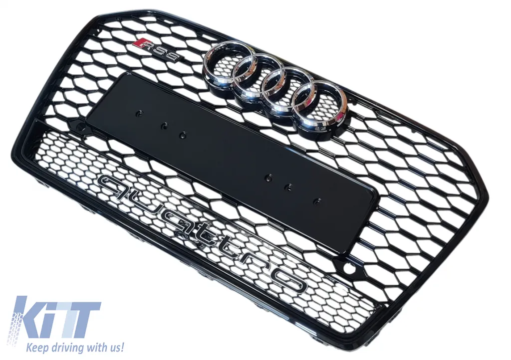 Front Grille RS6 Quattro Style suitable for Audi A6 C7.5 2016 - 2018!