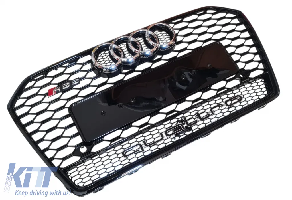 Front Grille RS6 Quattro Style suitable for Audi A6 C7.5 2016 - 2018!