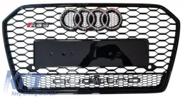Front Grille RS6 Quattro Style suitable for Audi A6 C7.5 2016 - 2018!-image-6326333