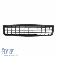 Front Grille suitable for Audi A4 B6 8E 00-04 Badgeless Black Mat 1Pc-image-6325471