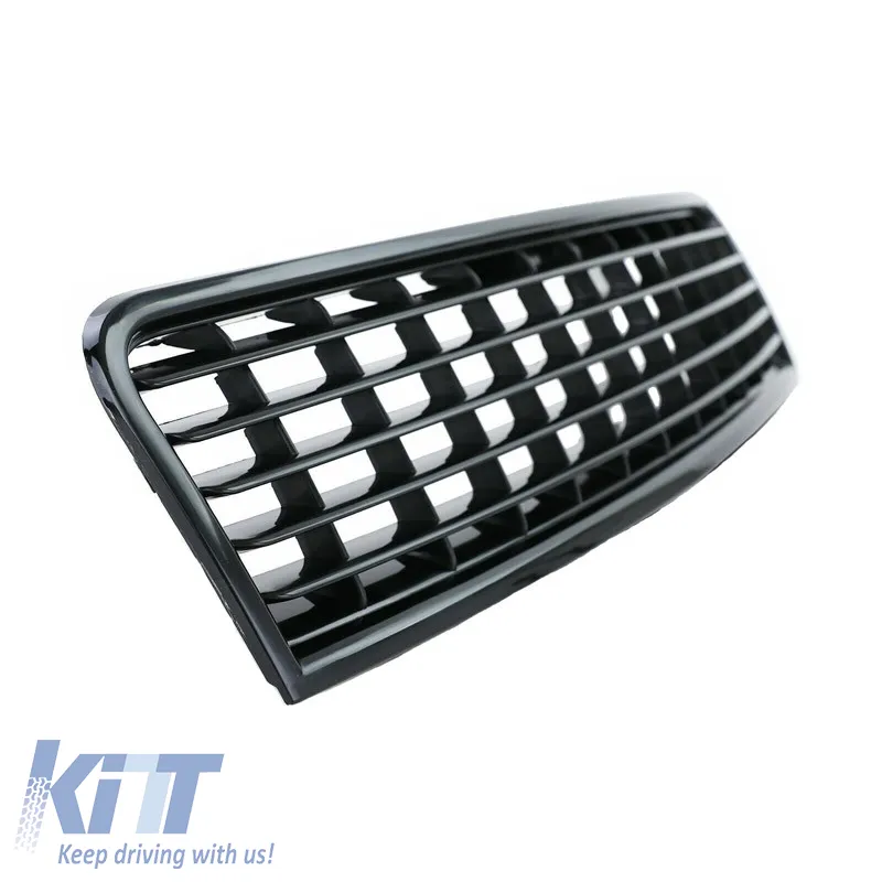 Front Grille suitable for Audi A4 B6 8E 00-04 Badgeless Black Mat 1Pc