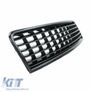 Front Grille suitable for Audi A4 B6 8E 00-04 Badgeless Black Mat 1Pc-image-6325473