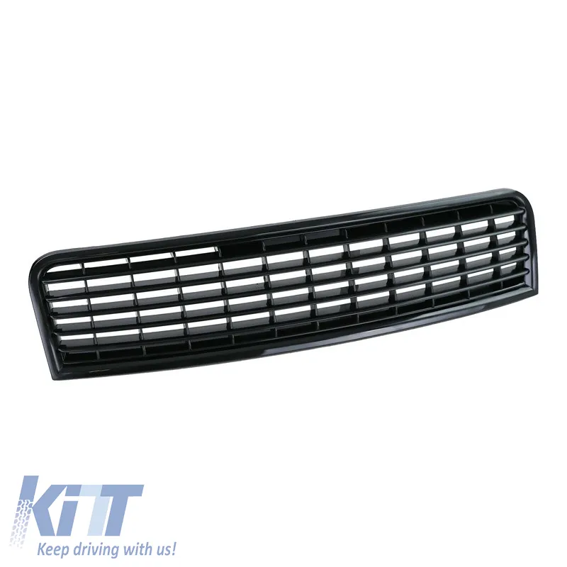Front Grille suitable for Audi A4 B6 8E 00-04 Badgeless Black Mat 1Pc