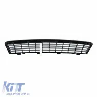 Front Grille suitable for Audi A4 B6 8E 00-04 Badgeless Black Mat 1Pc-image-6325476