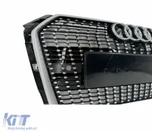Front Grille suitable for Audi A4 B9 2016 - 2019 Diamond Design!-image-6326363