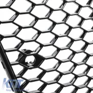 Front Grille suitable for Audi A5 11-16 8T/8F RS-Look Honeycomb Glossy Black 1 Pc-image-6310527