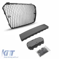 Front Grille suitable for Audi A5 11-16 8T/8F RS-Look Honeycomb Glossy Black 1 Pc-image-6311421