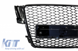 Front Grille suitable for Audi A5 8T (2008-2011) RS5 Design Badgeless Piano Black-image-6028507
