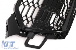 Front Grille suitable for Audi A5 F5 Facelift (2019-Up) Racing Look Piano Black-image-6099234