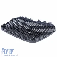 Front Grille suitable for Audi A6 4G C7 11-15 RS6 Look Honeycomb Glossy Black 1pc-image-6301814