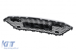 Front Grille suitable for Audi A7 4K8 (2018-) RS Design Chrome-image-6266291