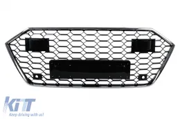 image-65-Front Grille suitable for Audi A7 4K8 (2018-) RS Design Chrome
