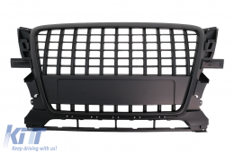 Front Grille suitable for Audi Q5 8R (2008-2011) Matte Black - FGAUQ58RMB