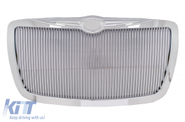 Front Grille suitable for Chrysler 300C Sedan Avant (2004-2010) Vertical Chrome Edition