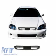 image-65-Front Grille suitable for Honda Civic 3D/4D 95-96 Badgeless Black 1 Pc