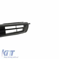 Front Grille suitable for Honda Civic 3D/4D 95-96 Badgeless Black 1 Pc-image-6290445