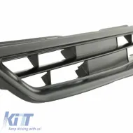Front Grille suitable for Honda Civic 3D/4D 95-96 Badgeless Black 1 Pc-image-6290447