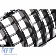 Front Grille suitable for Mercedes-Benz A-Class W176 15-18 GT A Design Panamericana Look Black/Chrome 1pc-image-6296052