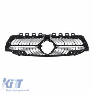 Front Grille suitable for Mercedes-Benz A-Class W177 18+ Diamond A Design Look Black/Chrome 1 Pc-image-6301186