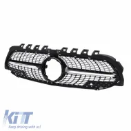 Front Grille suitable for Mercedes-Benz A-Class W177 18+ Diamond A Design Look Black/Chrome 1 Pc-image-6301187
