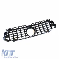 Front Grille suitable for Mercedes-Benz A-Class W177 Facelift 23+ GT A Design Panamericana Look Black 1 Pc-image-6318374