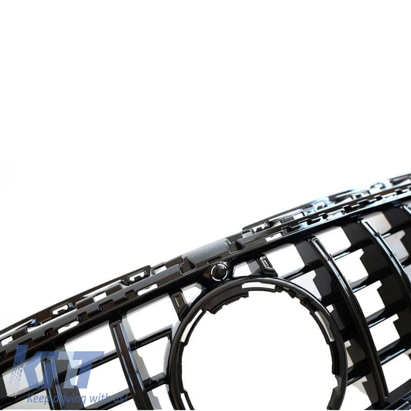 Front Grille suitable for Mercedes-Benz A-Class W177 Facelift 23+ GT A Design Panamericana Look Black 1 Pc
