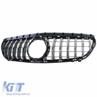 Front Grille suitable for Mercedes-Benz B-Class W246 14-18 GT A Design Panamericana Look Black/Chrome 1 Pc-image-6309056