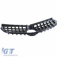 Front Grille suitable for Mercedes-Benz B-Class W246 14-18 GT A Design Panamericana Look Black/Chrome 1 Pc-image-6309059