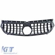 Front Grille suitable for Mercedes-Benz B-Class W246 14-18 GT A Design Panamericana Look Black/Chrome 1 Pc