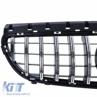 Front Grille suitable for Mercedes-Benz B-Class W246 14-18 GT A Design Panamericana Look Black/Chrome 1 Pc-image-6310112