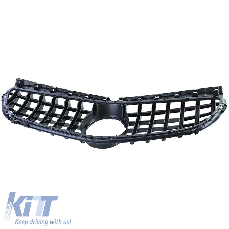 Front Grille suitable for Mercedes-Benz B-Class W246 14-18 GT A Design Panamericana Look Black/Chrome 1 Pc