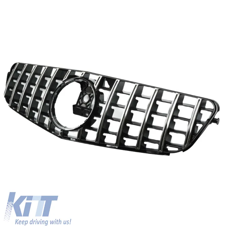 Front Grille suitable for Mercedes-Benz C-Class W204 07-14 GT A Design Panamericana Look Black/Chrome 1 Pc
