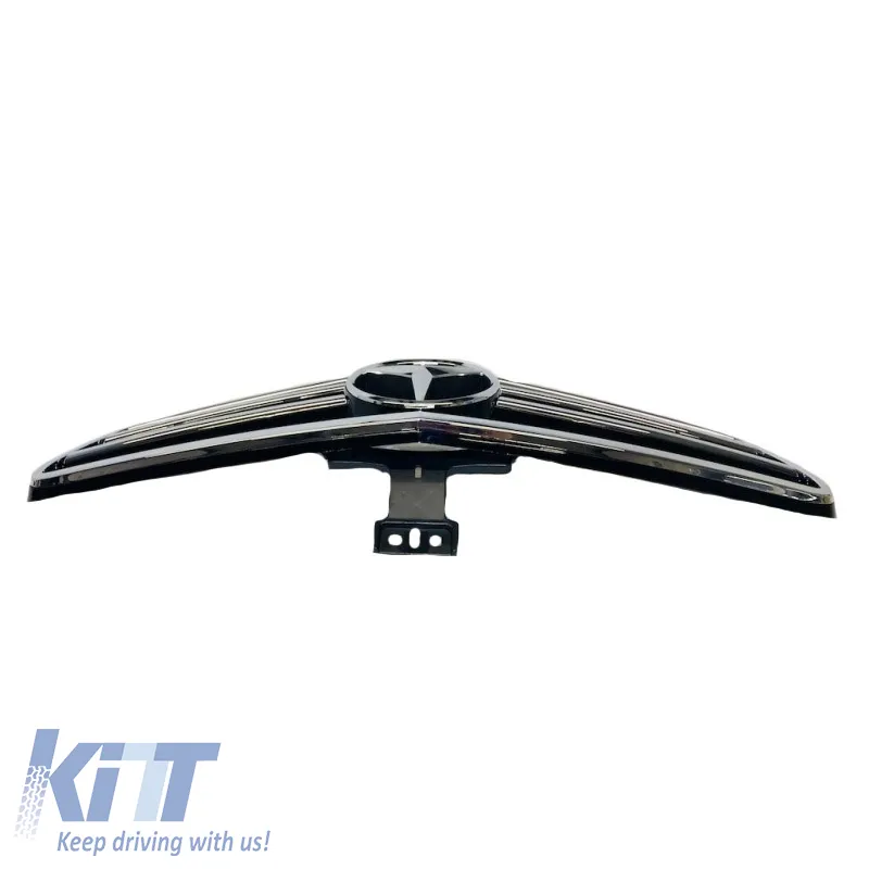 Front Grille suitable for Mercedes-Benz C-Class W204 07-14 A Design C63 Look With 2 Fence Black/Chrome 1 Pc