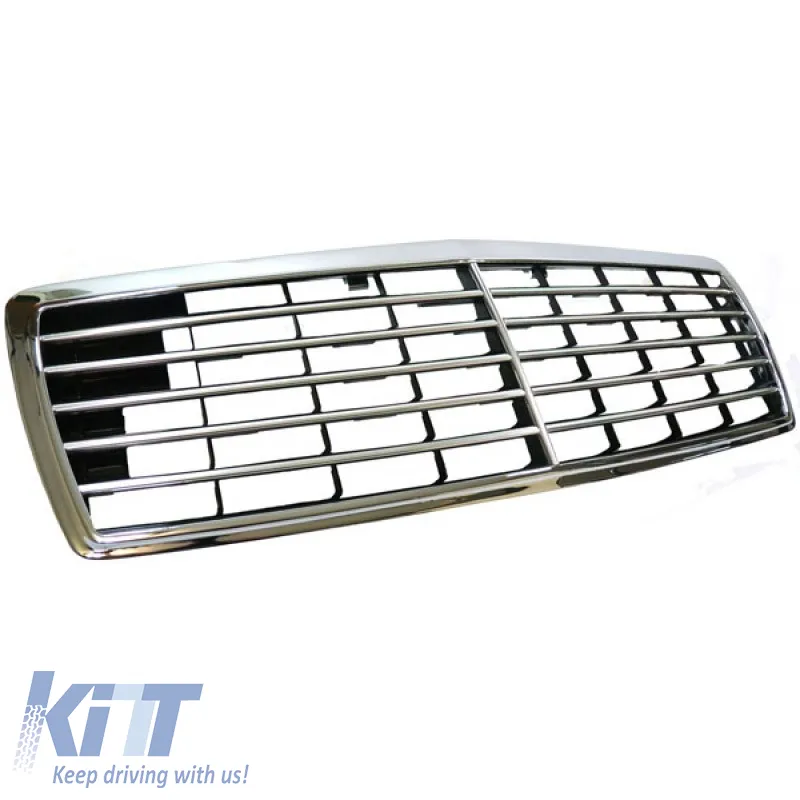 Front Grille suitable for Mercedes-Benz C-Class W202 93-01 Avantgarde Chrome/Black 1pc