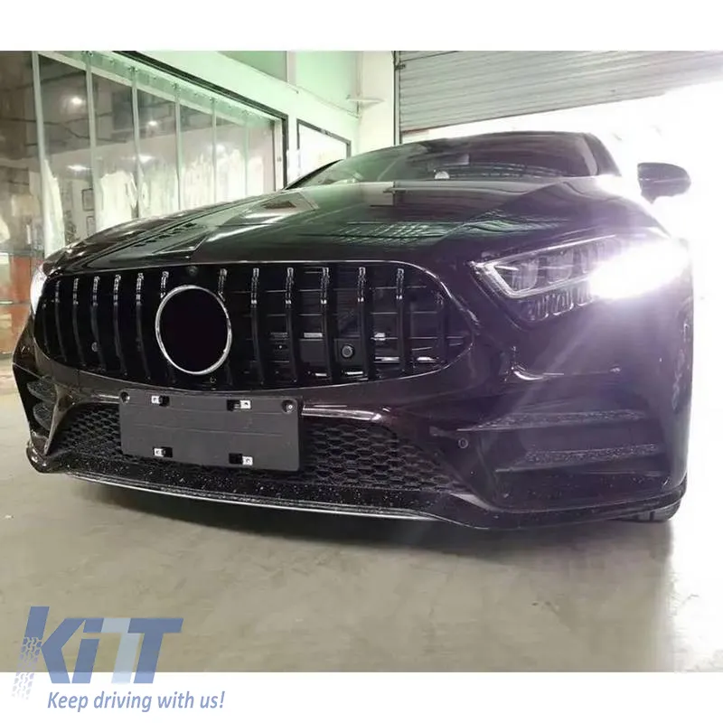 Front Grille suitable for Mercedes-Benz CLS C257 / X257 2018-2023 GT A Design Panamericana Look Piano Black 1 Pc