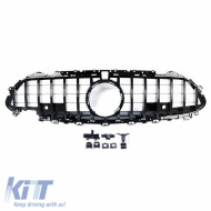 Front Grille suitable for Mercedes-Benz CLS C257 / X257 2018-2023 GT A Design Panamericana Look Piano Black 1 Pc