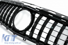 Front Grille suitable for Mercedes-Benz CLS-Class W218 11-14 A Design GT A Design Panamericana Look Black 1 Pc