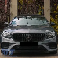 Front Grille suitable for Mercedes-Benz E-Class W213 16-19 GT A Design Panamericana Look Black 1pc-image-6312840
