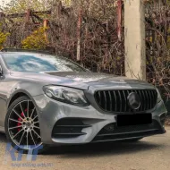 Front Grille suitable for Mercedes-Benz E-Class W213 16-19 GT A Design Panamericana Look Black 1pc-image-6312842