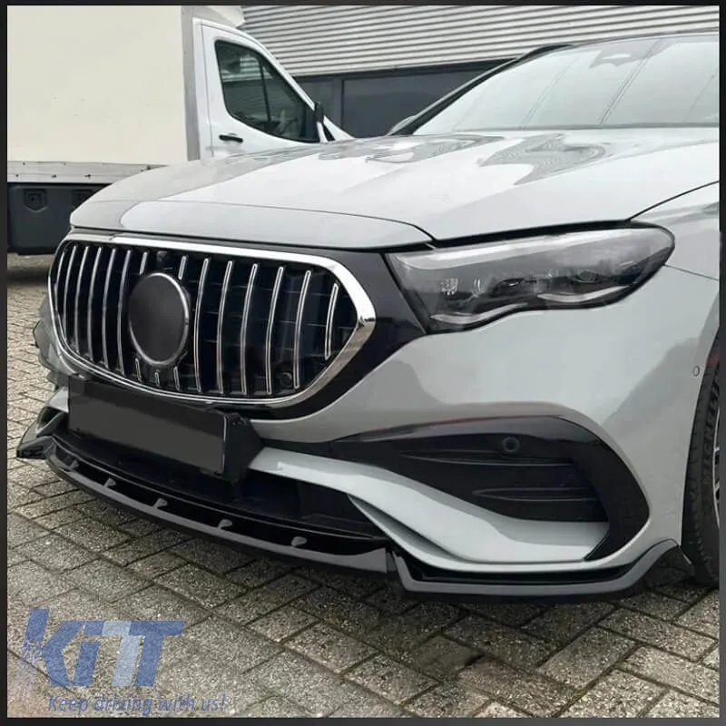 Front Grille suitable for Mercedes-Benz E-Class W214 2024+ GT A Design Panamericana Look Black/Chrome 1pc