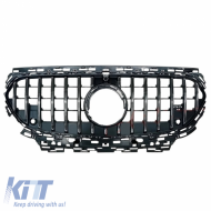 Front Grille suitable for Mercedes-Benz E-Class W214 2024+ GT A Design Panamericana Look Black/Chrome 1pc