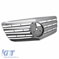 Front Grille suitable for Mercedes-Benz E-CLASS W211/S211 06-09 Chrome 1 Pc