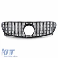 Front Grille suitable for Mercedes-Benz GLA X156 13-16 Panamericana Look Gloss Black 1 Pc-image-6314098