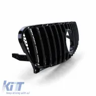 Front Grille suitable for Mercedes-Benz GLA X156 13-16 Panamericana Look Gloss Black 1 Pc-image-6315158