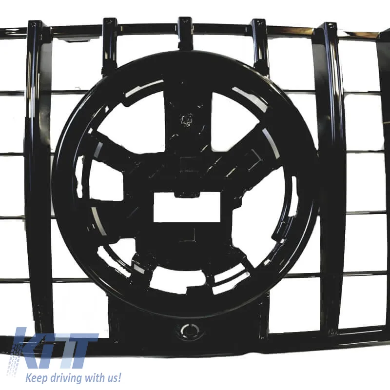 Front Grille suitable for Mercedes-Benz GLE-Class W167/C167/V167 19+ GT A Design Panamericana Look Black 1pc