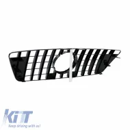 Front Grille suitable for Mercedes-Benz ML-Class W164 08-11 GT A Design Panamericana Look Black/Chrome 1 Pc-image-6295970