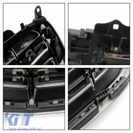 Front Grille suitable for Mercedes-Benz S-Class W222 13-20 A Design Look Night Edition Gloss Black 1 Pc-image-6324575