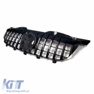 Front Grille suitable for Mercedes-Benz Sprinter W906 Pre-Facelift 09-13 GT A Design Panamericana Look Black 1 Pc