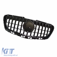 Front Grille suitable for Mercedes-Benz Sprinter W906 Facelift 14-17 GT A Design Panamericana Look Black 1 Pc