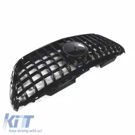 Front Grille suitable for Mercedes-Benz Sprinter W907 18-26 GT A Design Panamericana Look Black 1 Pc-image-6324199